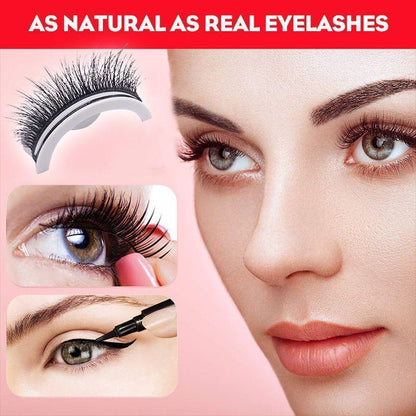 "NaturelLash" Les Cils Magiques Auto-adhésifs, Réutilisables et au Naturel