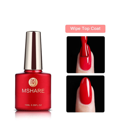 MSHARE Gel d'extension d'ongle de constructeur blanc laiteux dans une bouteille 10 ml ongles auto-nivelants construction rapide Gel UV Led rose clair